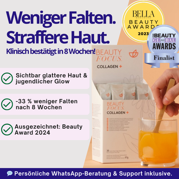 Mehr Glow. Weniger Falten. Sichtbar straffere Haut in 30 Tagen. ✨